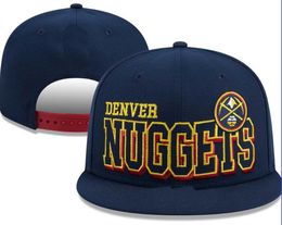 Denvers'nuggets'ball caps 2023-24 unisex mode katoen strapback honkbal cap snapback hoed mannen vrouwen zon hoed borduurwerk lente zomer pet groothandel a0