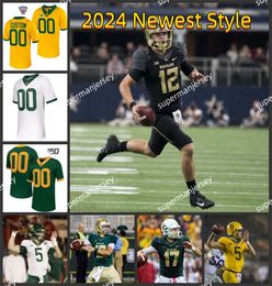 Denzel Mims Baylor camiseta de fútbol Ryan Leckich JaMycal Hasty cosido personalizado para hombre juvenil 12 Kalon Barnes 1 Trestan Ebner 9 Tyquan Thornton Baylor camisetas