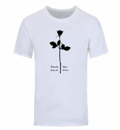 Depeche Mode T-shirt Profitez du silence T-shirts Men Hommes à manches courtes Coton Tops Men Tee Tee Tshirts Summer Diy0334d1427293