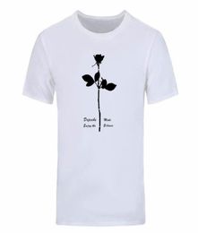 Depeche Mode T -shirt Geniet van de stilte T shirts mannen korte mouw katoen tops mannen tee mode zomer t -shirts diy0334d7433955