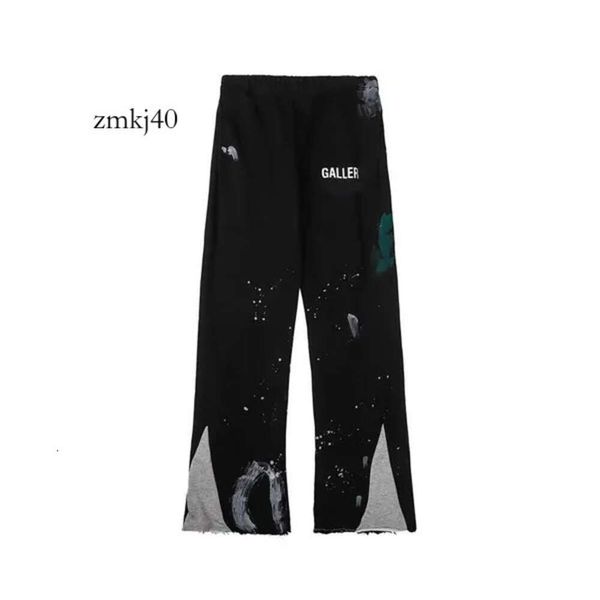 Dept Lettre mouchetée Imprimer Hommes Femmes Couple Lâche Polyvalent Casual Droite Graffiti Galeries Dept Men Gallerys Dept Men Jeans Pants G 2586