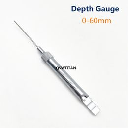 Gauge de profondeur 0 mm à 30 mm / 60 mm / 40 mm / 90 mm Instruments chirurgicaux vétérinaires