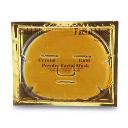 Réapprovisionnement en profondeur hydratant masque facial cristal poudre d'or masques faciaux Peeling soins de la peau maquillage DHL gratuit