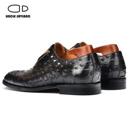 Derby Dress Saviano Uncle Wedding Party Best Man Shoe Leather Fashion Designer Italian Shoes for Men Original 3f01 s