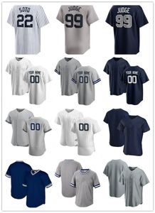 Derek Jeter Mantle Gerrit Cole Babe''ruth Don Mattingly Anthony Volpe Aaron Juez Juan Soto Oswaldo Cabrera Gleyber Torres Anthony Rizzo Béisbol Jersey Mujeres jóvenes