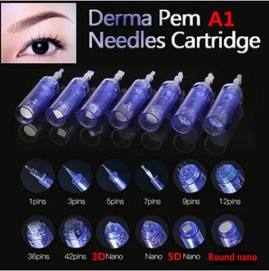 25 pièces/1/3/5/7/9/12/36/42/Nano aiguille cartouche pour dermapen microneedle rechargeable DermaStamp dr pen A1 soins de la peau