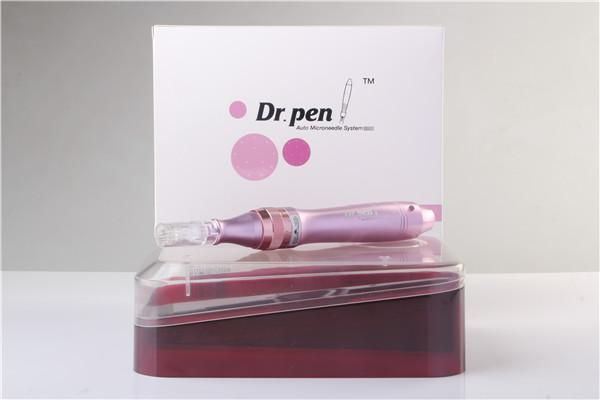 Derma Pen Électrique Derma Stamp Dermapen Dr.Pen Micro Aiguille Rouleau Micro Aiguillage Stylo Avec 2 pièces Cartouches D'aiguille