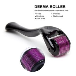 Derma Roller Titanium 540 Micro naalden systeem schoonheid Microneedle Roller Facial Therapy Set voor het verwijderen van het gezicht strekken