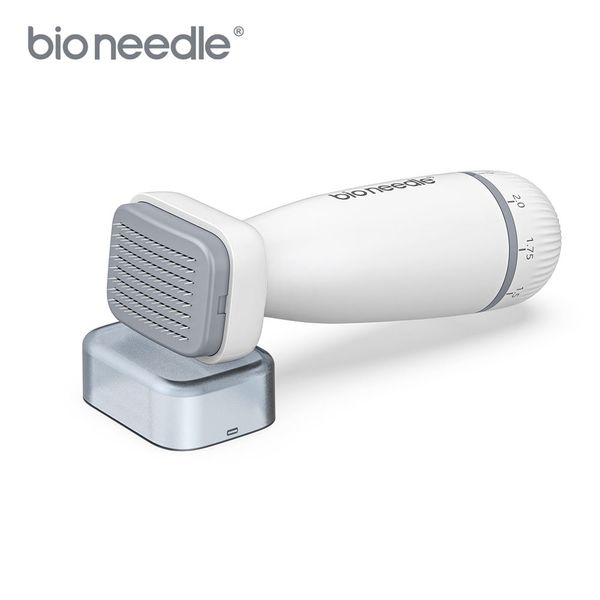 Derma Stamp pour femmes et hommes | Stylo de Microneedling réutilisable réglable, aiguille Bio 120 broches, outils de soins de la peau pour le visage et le corps, croissance des cheveux et de la barbe