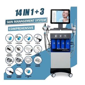 Dermabrasion 14 dans 1 Hydra Beauty Machine Nettoyage Aqua Peleling Ultrasound Hydra Machine
