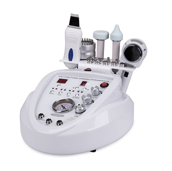 dermabrasion machine de nettoyage en profondeur 5 in1 Diamond Peeling Épurateur de peau Microcurrent Face Lift Machine Soins du visage Équipement de salon pour personnel