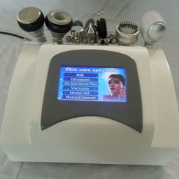 Dermabrasie gezichtsmultifunctionele schoonheidsuitrusting diamant peeling 40k cavitatie afslank bio micro stroom vacuüm rf ultrasone huid verjonging tillen