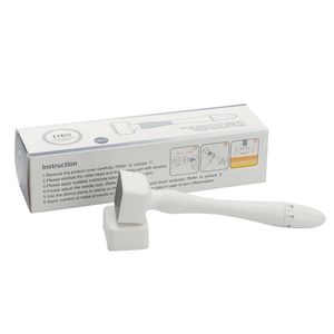 DermaRoller 140 en acier inoxydable, tampon à longueur d'aiguille réglable, micro-aiguille pour soins de la peau, outils de rouleau de beauté DRS140