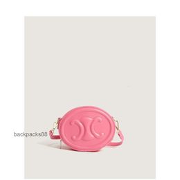 dermis designer cel lady Mini tender pink mooncake bun Roze Mini Tas Dames 2023 Zomer Nieuwe Modieuze Gepersonaliseerde Handheld Kleine Ronde Tas met Klein Ontwerp C HFEH