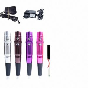 Dermograph Universal Makeup Tattoo Pen Machine 35000R / M Permanent Sourcils Lèvres Ctour Tattoo Gun Swiss Motor Pen avec aiguille PMU J2Bc #