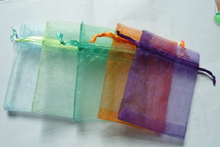 Japace/® 100 Pcs Cadeau Sachets Pochettes Sacs en Organza 9x12 cm pour Mariage Bijoux Cadeaux Noir