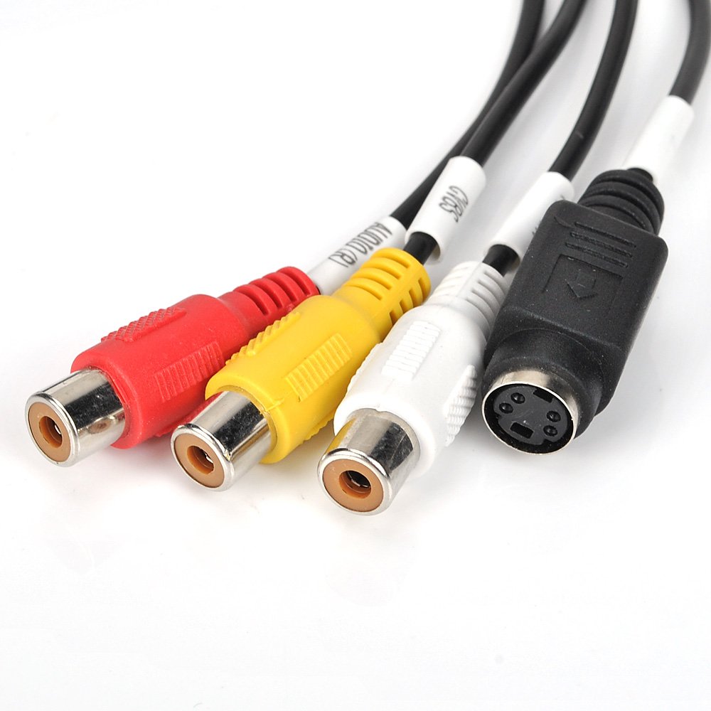 USB 2.0 Interface To 3 RCA Female Phono S VIDEO Output Cable A/V Capture Adapter From Justin1214