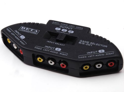 2021 New 3 WAY AV AMPLIFIER HDMI RCA SPLITTER SWITCH +CABLE From ...