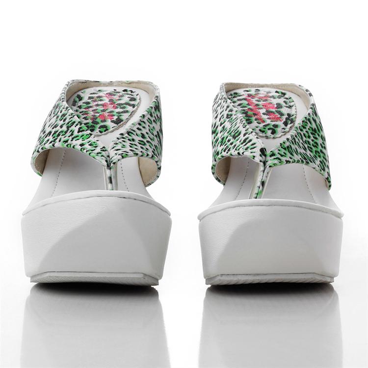 White Flip Flop Beach Flip Flops Ultra High Heels Platform Wedges Plus Size Womens Shoes 40 43 