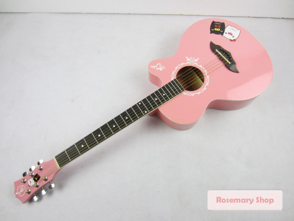 39 Inch Girl Guitar/Pink Guitar/Cool Guitar/New Authentic/Musical
