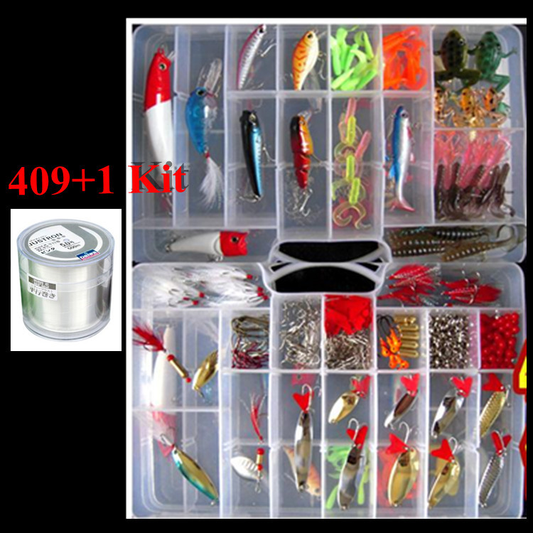 Wholesale 118 Fishing Lures Set With 2 Layer Fishing Tackle Box From