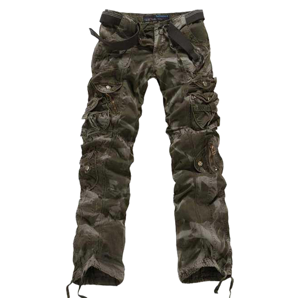 2021 Women Clothing Fashion Womens Army Fatigue Cargo Pants Girls Harem ...