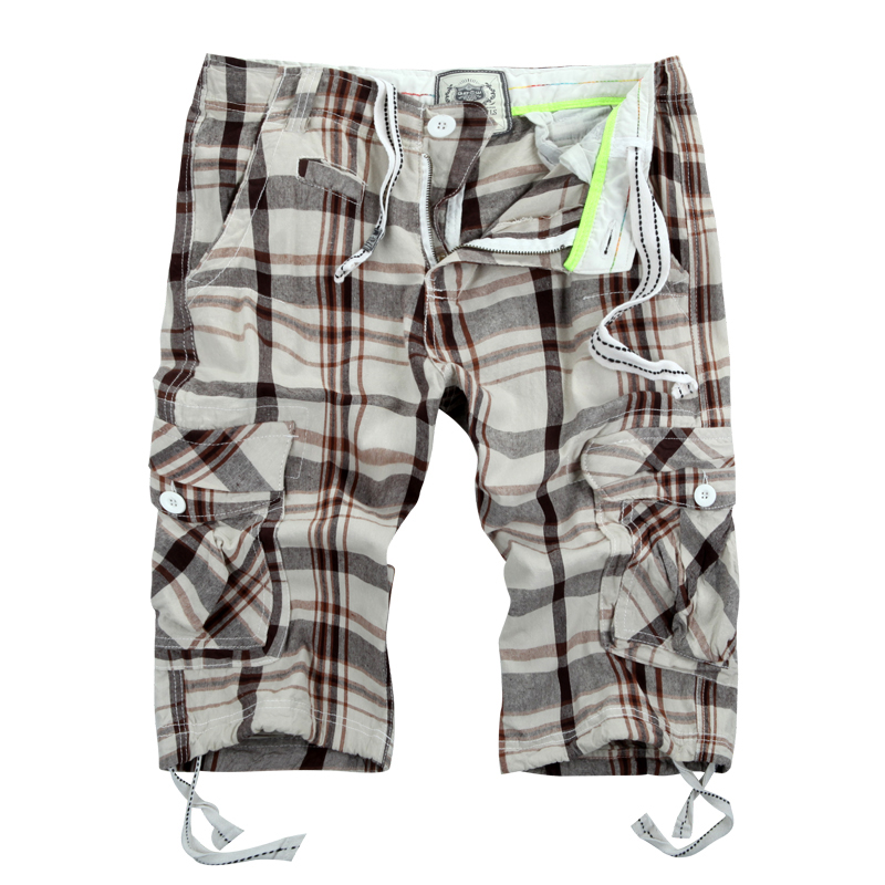 plaid cargo pants mens