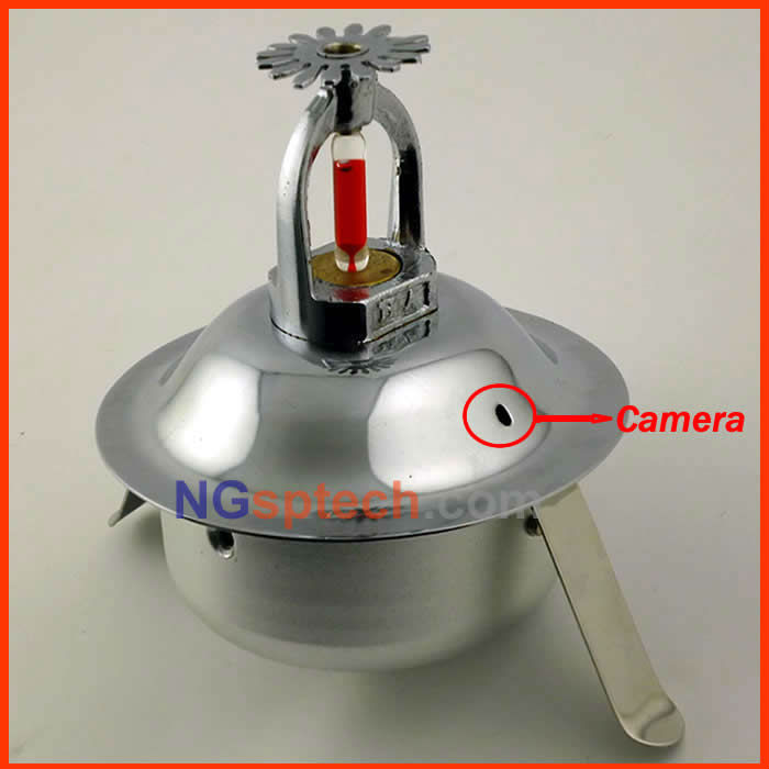 2021 Color Sony CCD Sensor Fire Sprinkler Camera Sprinkler Covert