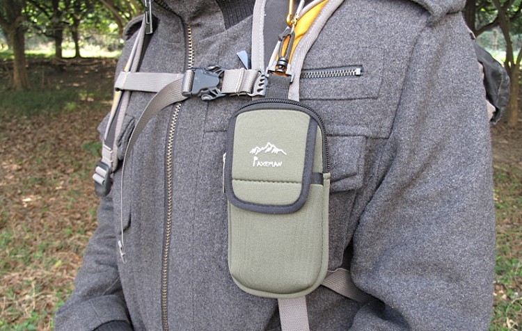 backpack phone pouch