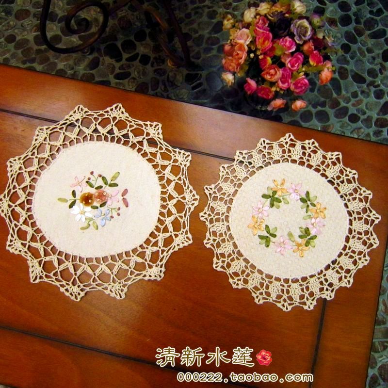 2019 20 Pic 16cm Round Crochet Table Mat Vase Mat Rustic 100
