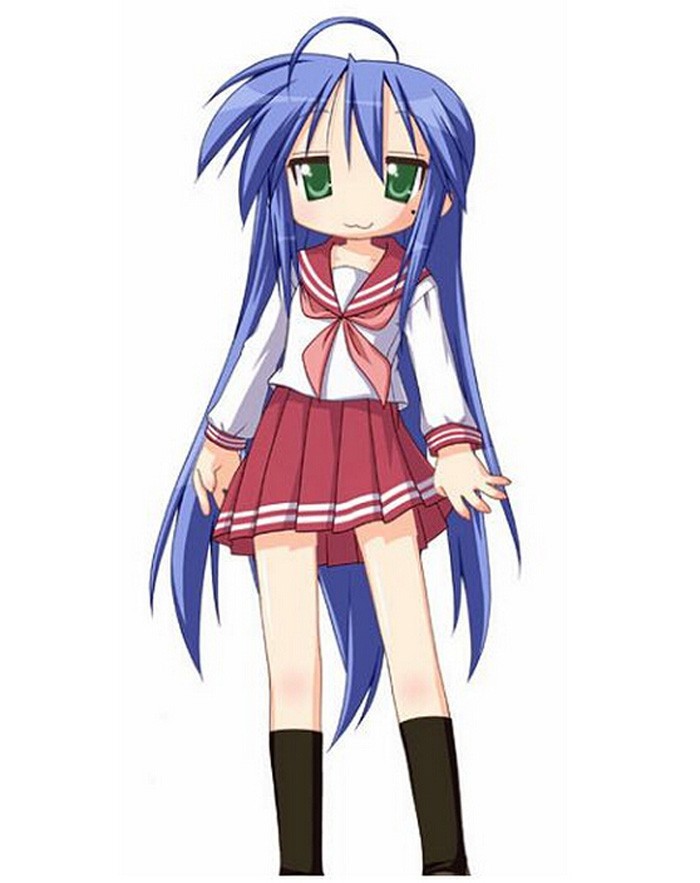Lucky Star Konata Izumi Cosplay Costume School Uniform Clothes Dress emboitement full set (Tops + Skirts + Scarf) Lucky Star Konata Izumi Cosplay Costume School Uniform Clothes Dress emboitement full set (Tops + Skirts + Scarf)