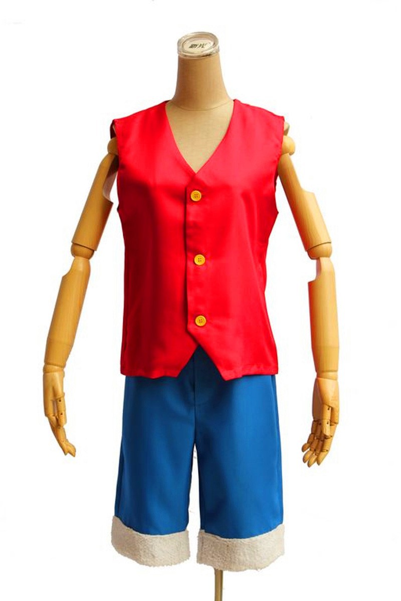 One Piece Luffy Cosplay Costume Monkey D Luffy 1st