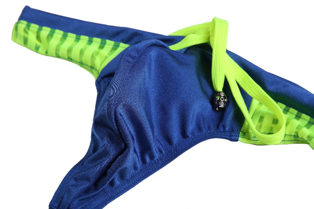 WJ Mens Bikini Underwear Mens Mesh Bikini Black Halter Top Jumpsuit