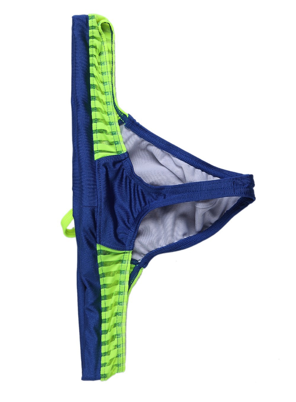 WJ Mens Bikini Underwear Mens Mesh Bikini Black Halter Top Jumpsuit