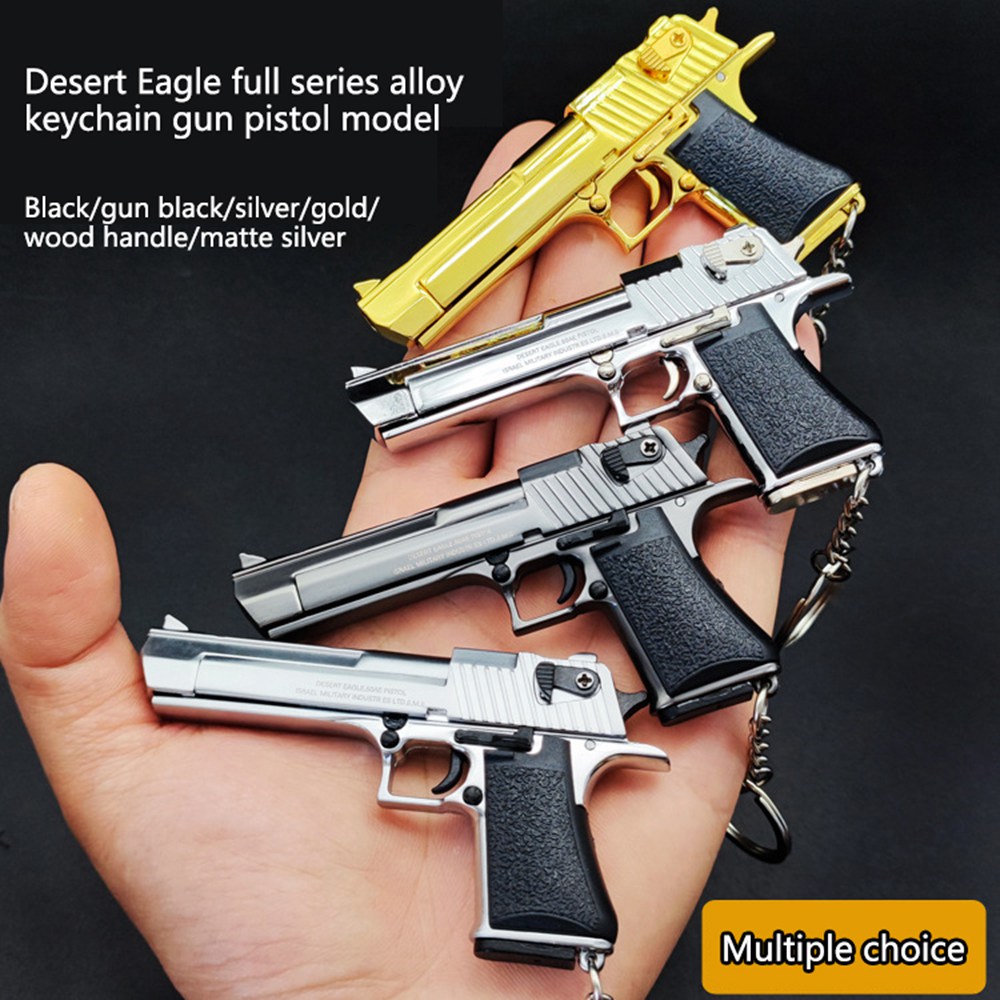 Desert Eagle Full Series Alaşım Tabancası Model Keyasyon Oyuncakları 1: 3 Metal Mini Tabancalı Key Zincir Modeli Çıkarılabilir Tabanca Montaj Yapılabilir Hediyeler Erkek Çocuklar İçin S2224