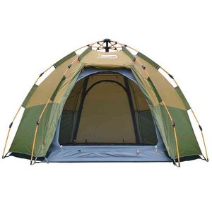 Desertfox Pop-up Automatic Tent 3-4 Persoon Instant Camping Tent Backpacking Family Dome Tents for Camping Hiking Reizen H220419