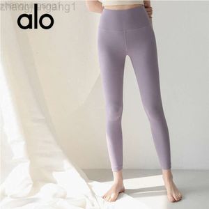 Desinger Alooo Yoga Aloe Pant Pant Leggings Fitness Femmes Amélioré Nude Feel Hip Le soulèvement pour des surwear Running Sports High Waist Bottom Long Pantal