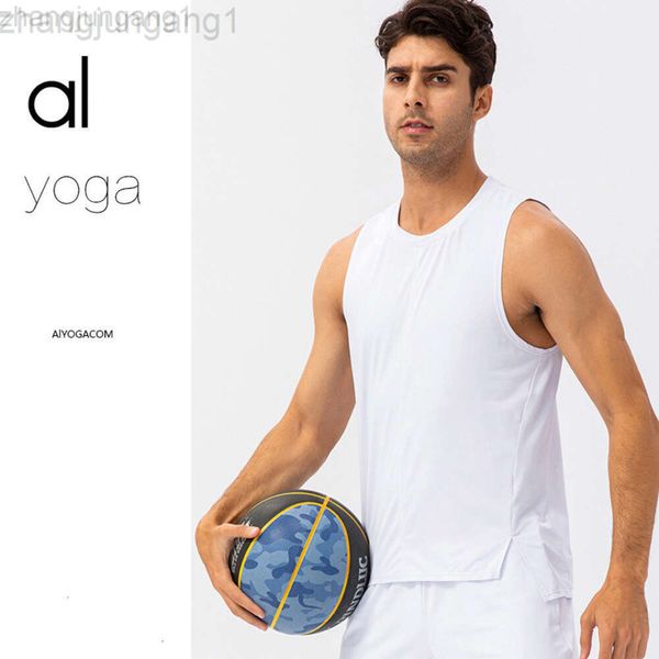 Desinger Alooo Yoga T-shirt Top Cabine Short Man Hommes Originsports Viette Humidité et séchage rapide Fitness Fitness Basketball Mens Assy Forting