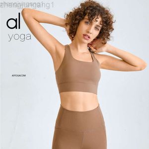 Desinger Alooo Yoga Aloe Tanks Original Sports à haute résistance avec un beau dos et un gilet pour choc pour femmes
