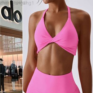 Desgoir Alooo Yoga Aloe Tanks d'été Nouveau costume Femme Sexy Back Fitness Bra Outdoor Running Swimming Sports Tob Top