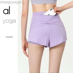 Desginer Alooo Yoga Mujer pantalón Top Mujeres Originales Pantalones cortos de deportes de verano para mujeres Pantalones de baile en forma de entrenamiento anti resplandor