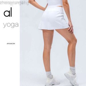 Desinger als Yoga Aloe Pant Leggings Bottom Anti Chare Pocket Fitness Dance Pantalon de sport court jupe de tennis plissée