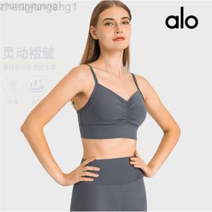 Desginer Als Yoga Aloe Tanks NOUVEAU SPORTS SEXY SEXY SEXH SPRAP Back Breatted Preted Bra Nude Fitness Suit