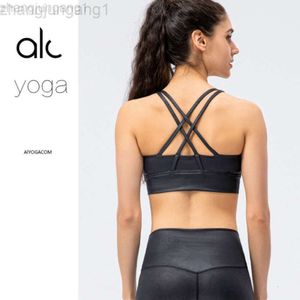 DESGINER ALS Yoga Tanks Originals Gold plaqué nude Cross Backproofroproof Rentuh Sports Bra pour femmes