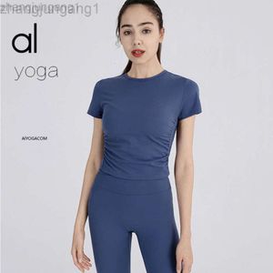 Desginer als yoga aloë top shirt kled korte vrouw herkomstpak voor korte mouwen