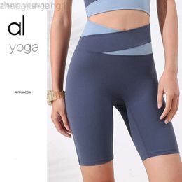 Desginer ALS Yoga Woman Pant Top Origineseamless Nieuwe Peach Hip Lifting Pants Sport Capris Naakt Fitness Shorts For Women