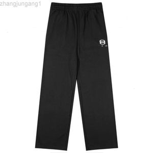 Desginer Balanciaganess Sweat à capuche Baleciaga Version correcte 2024 Début du printemps Nouveau Paris B Family Classique Double anneau brodé Pantalon décontracté de garde pour hommes et femmes