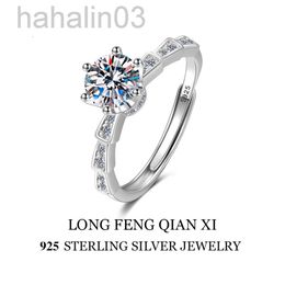 Desginer Bulgarie Bracelet S925 Silver Snake Ring Fashion Fashion Snake Ladder Single-Row Open Anner Baojia One-T Six-Claw Crown Diamond Ring