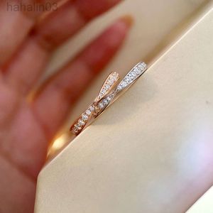 Desginer Chamet Jewelry Pulsera Shangjia Anillo de doble punta Exquisito 925 Plata pura Chapado en oro de 24 quilates Anillo de diamantes completo con anillo de diamantes Dedo índice Ri