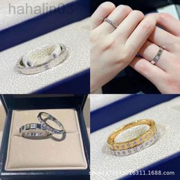 Desginer Chopard Jewelry Choprad armband Chopin Ice Ring Vrouw 925 Sterling verzilverde V-Gold Rose Gold ketting paar ring Xiao Familieblokring Hot Selling